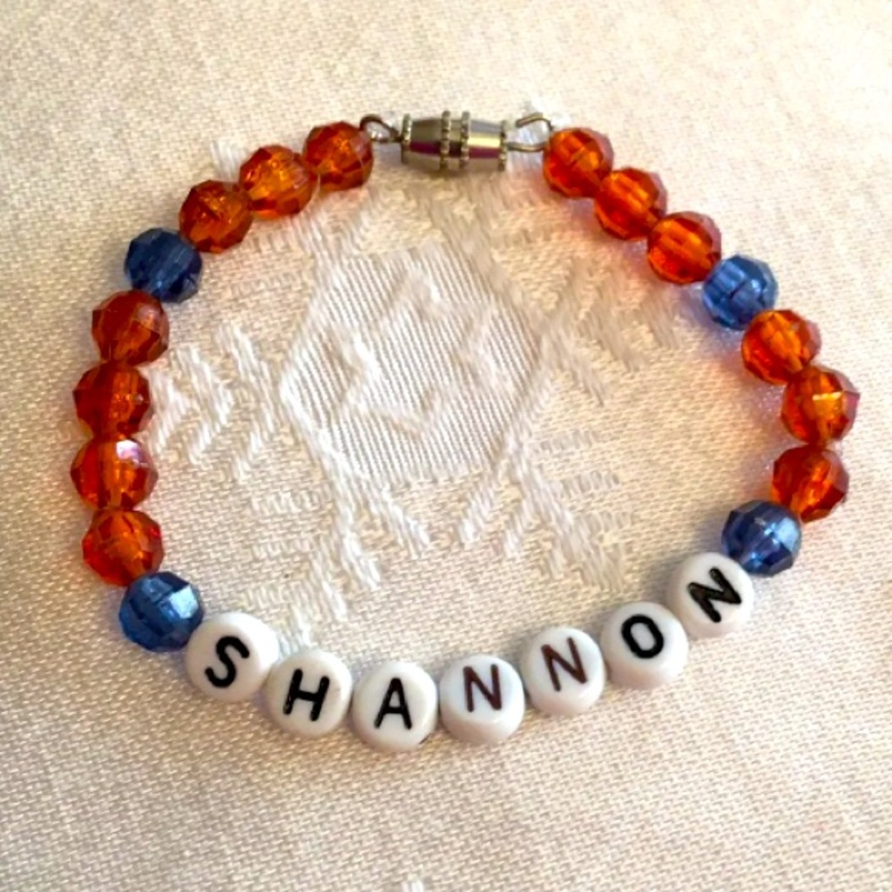 Custom name bracelet